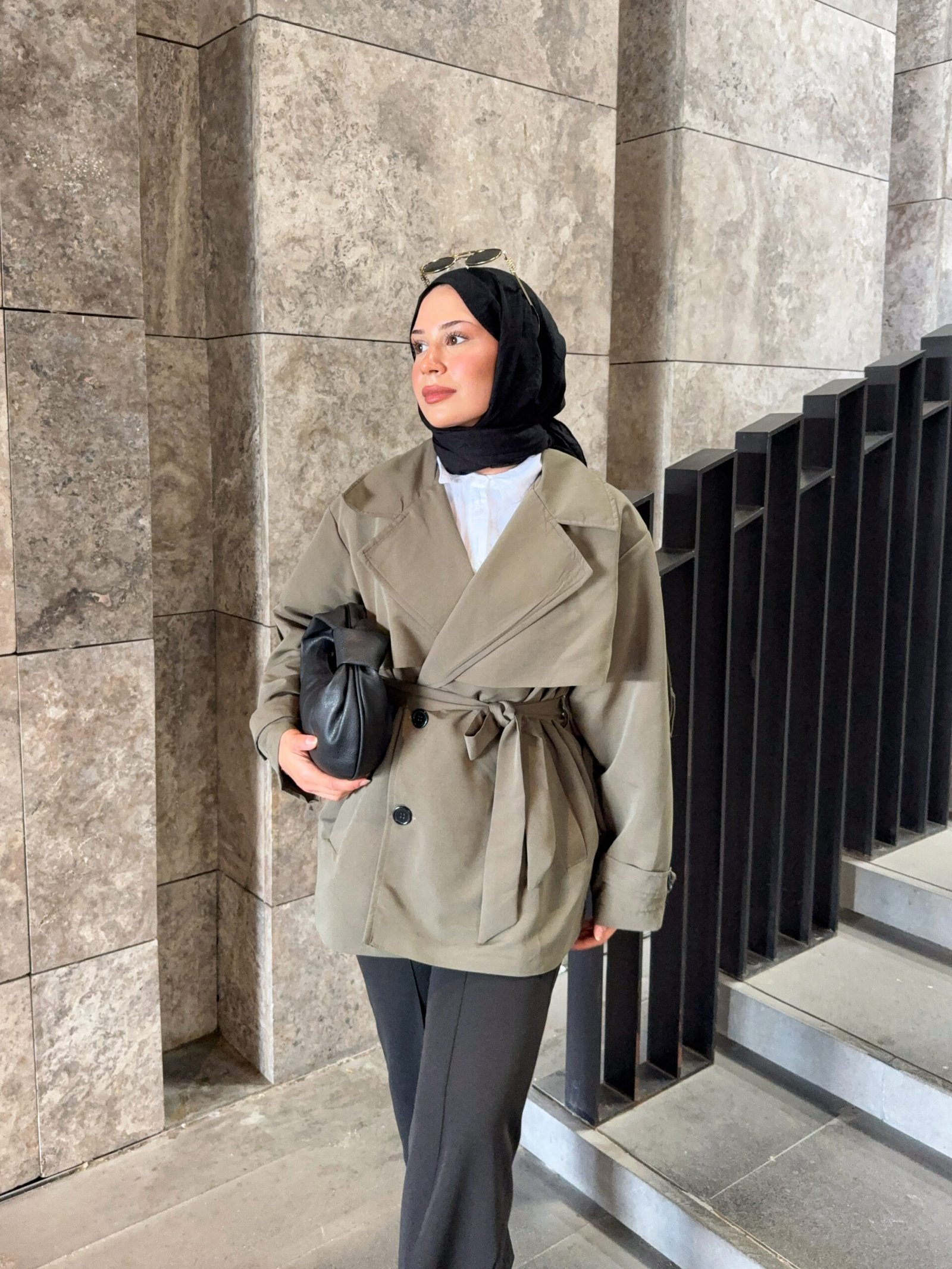 Yeni Sezon Haki Trençkot