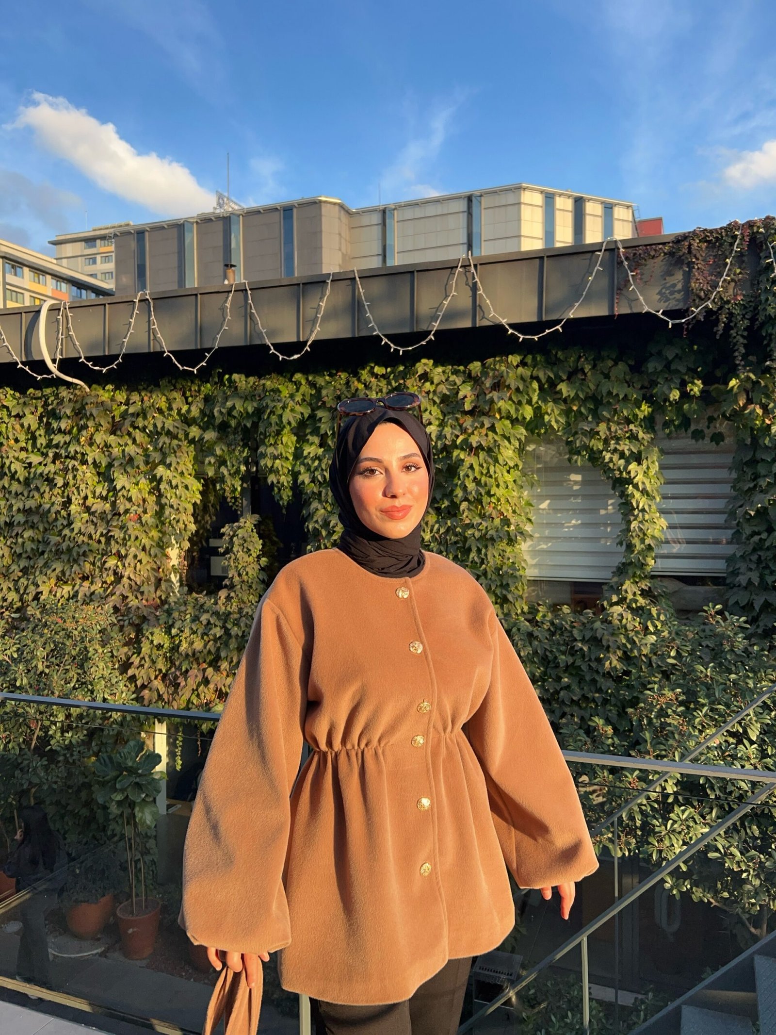 GOLDFOX beli lastikli tüylü kaban