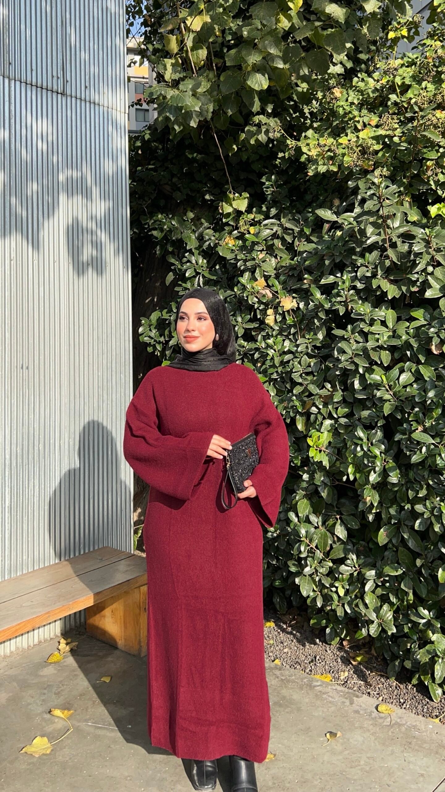 Second image of Peluş Angora triko elbise