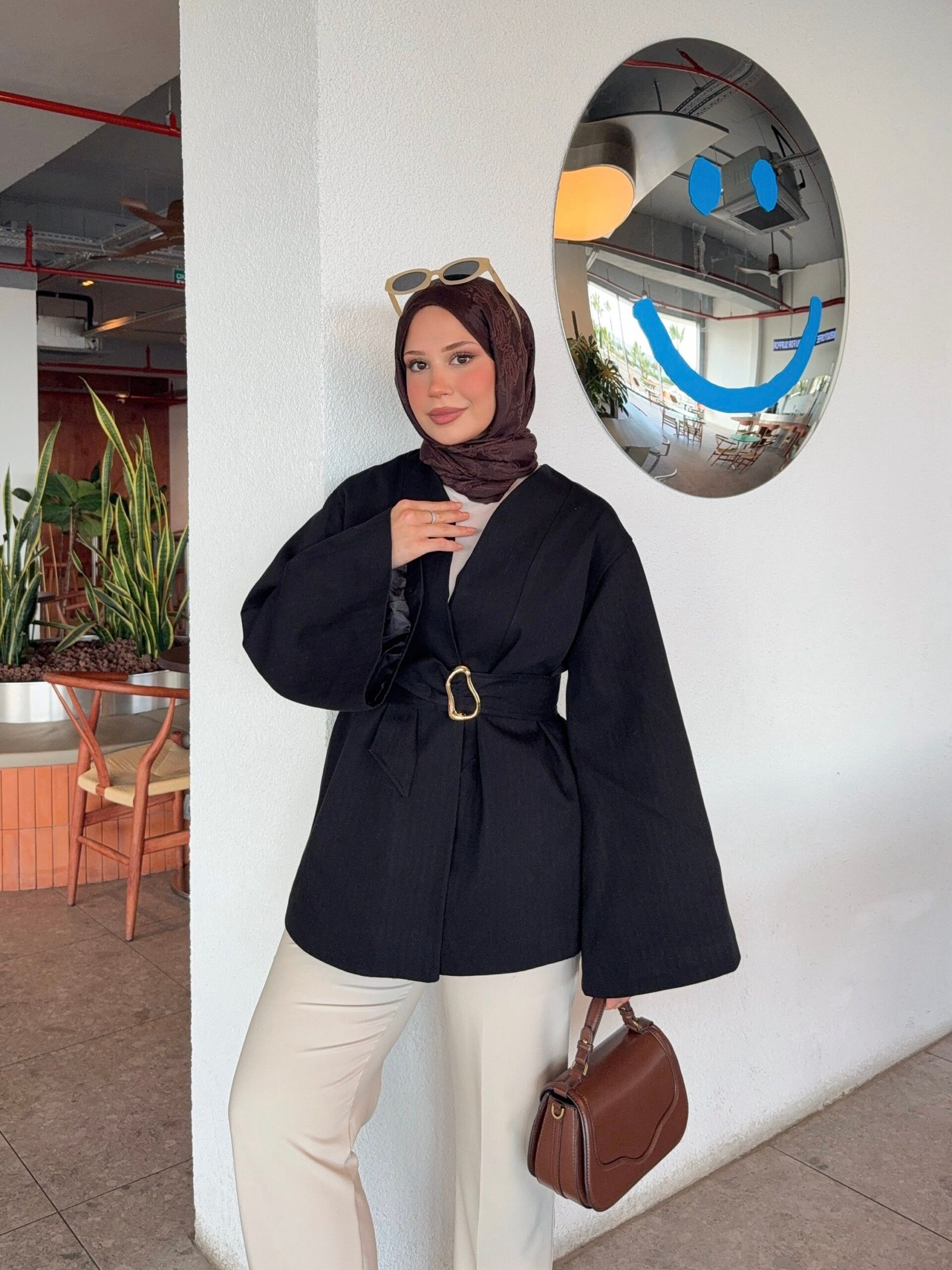 Second image of Gabardin kumaş siyah -