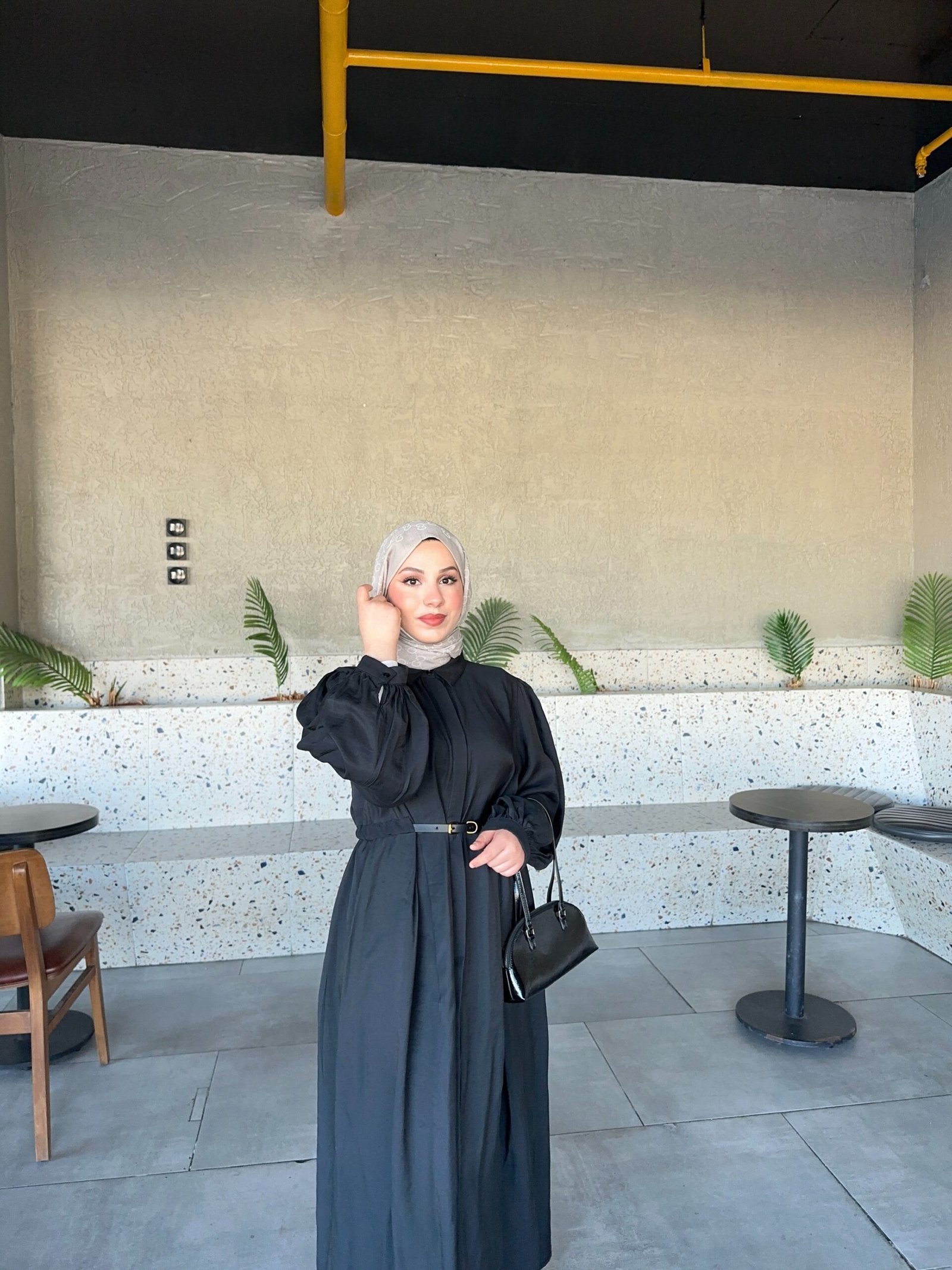 Second image of Tencel cupro elbise