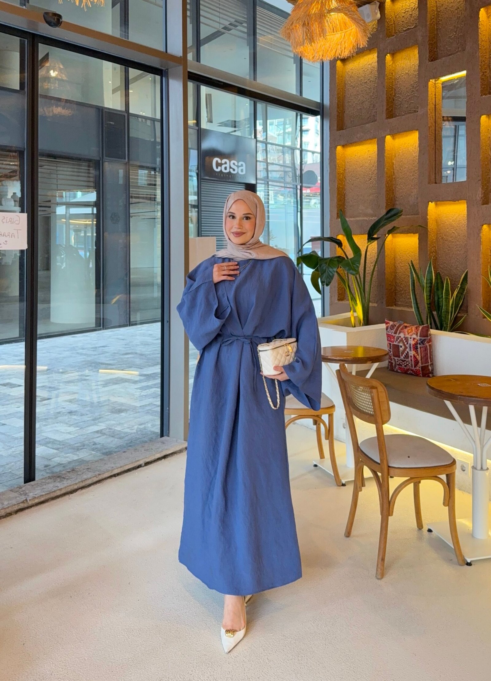 Efruz Model Biyeli Elbise