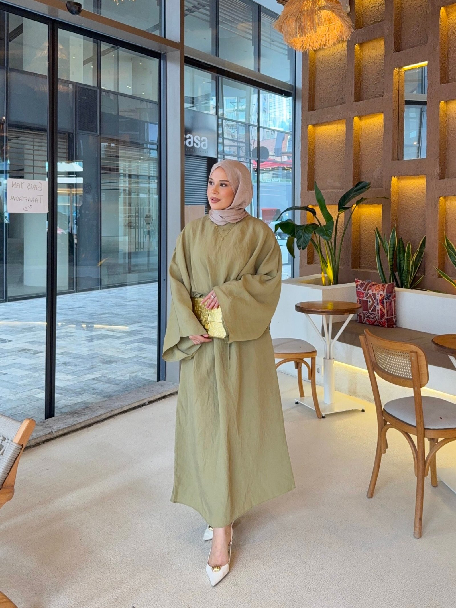 Efruz Model Biyeli Elbise