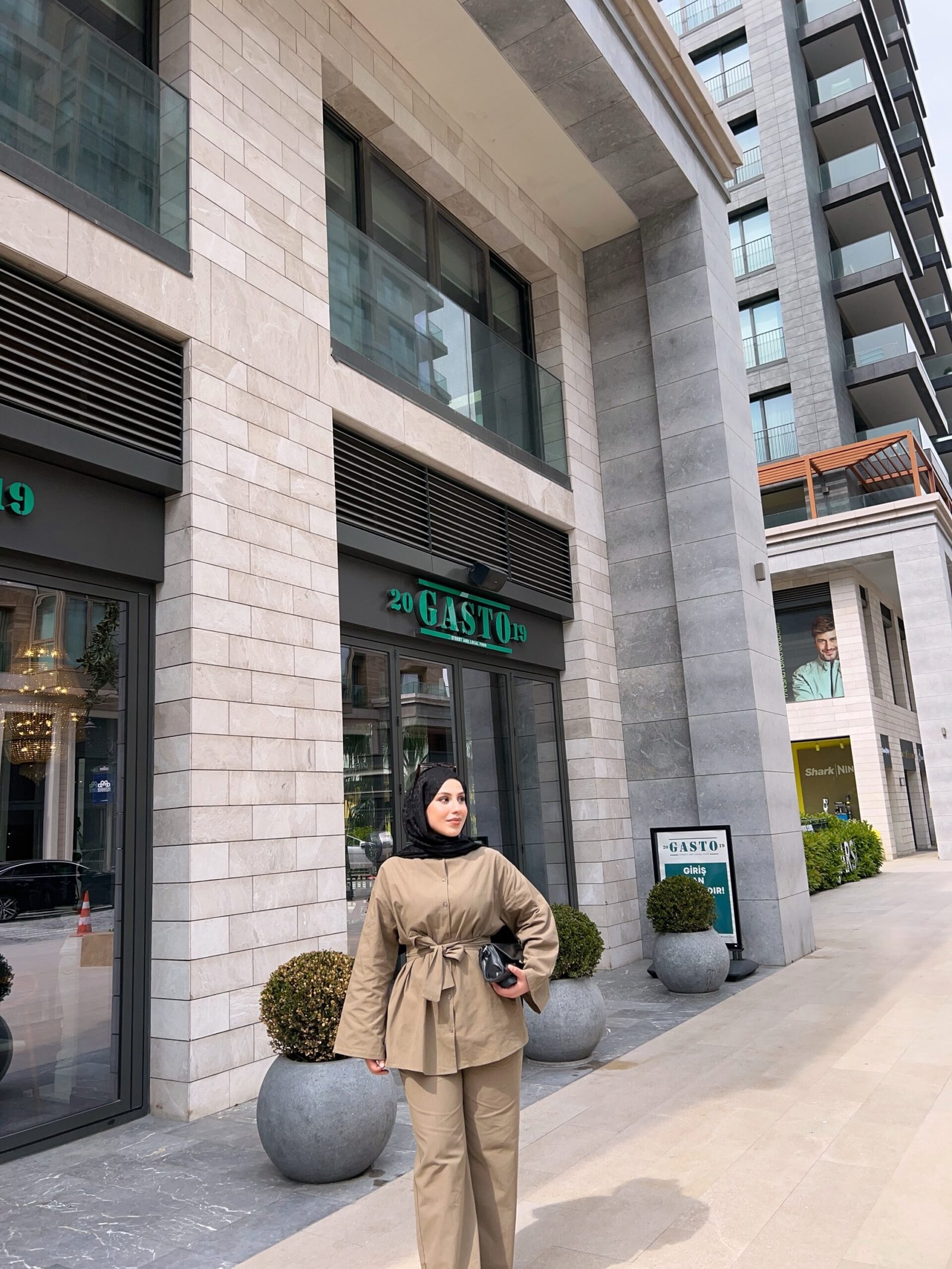 Second image of Sara model pantolon takım -Haki