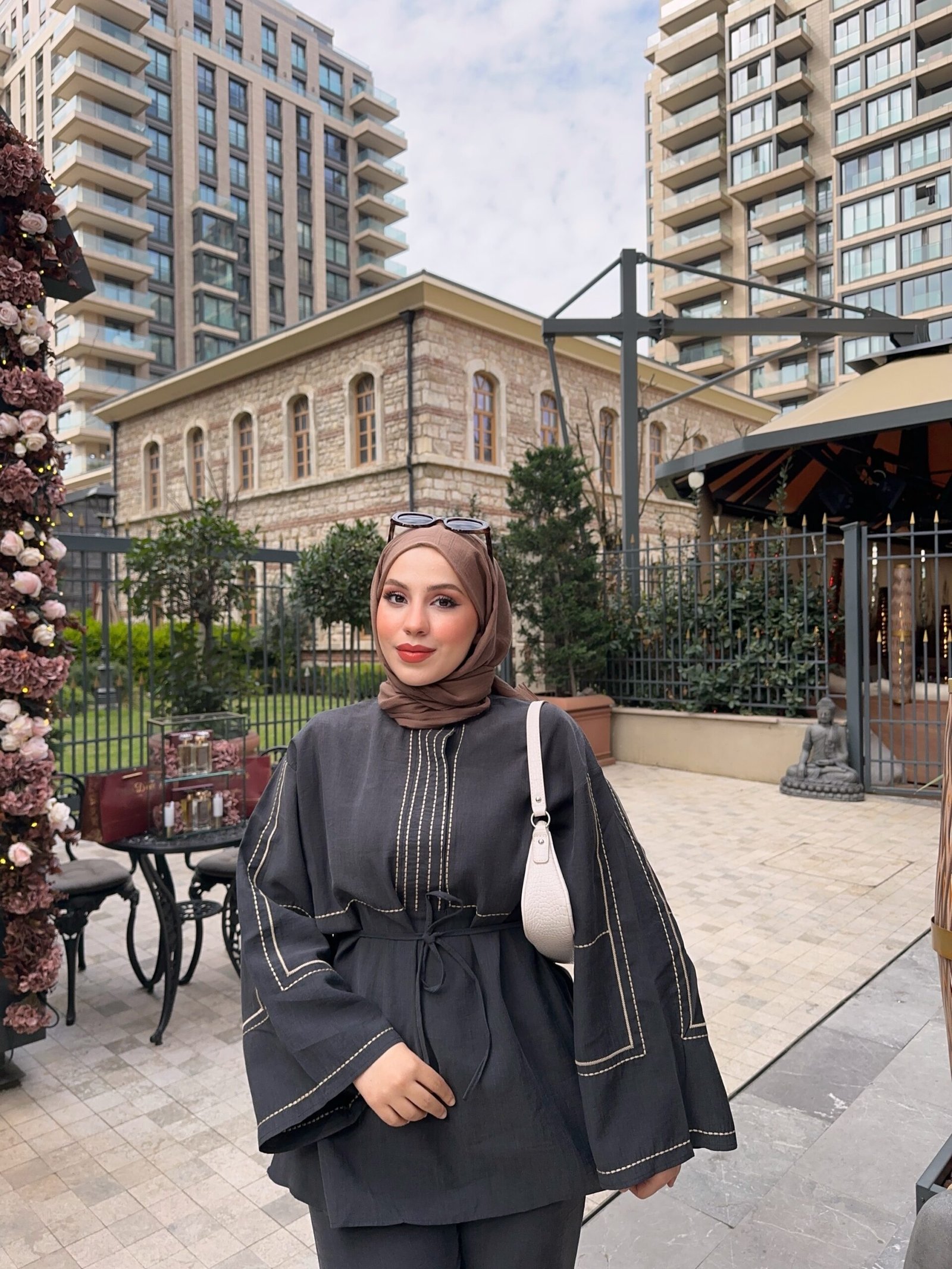 Nisel model nakış işlemeli takım