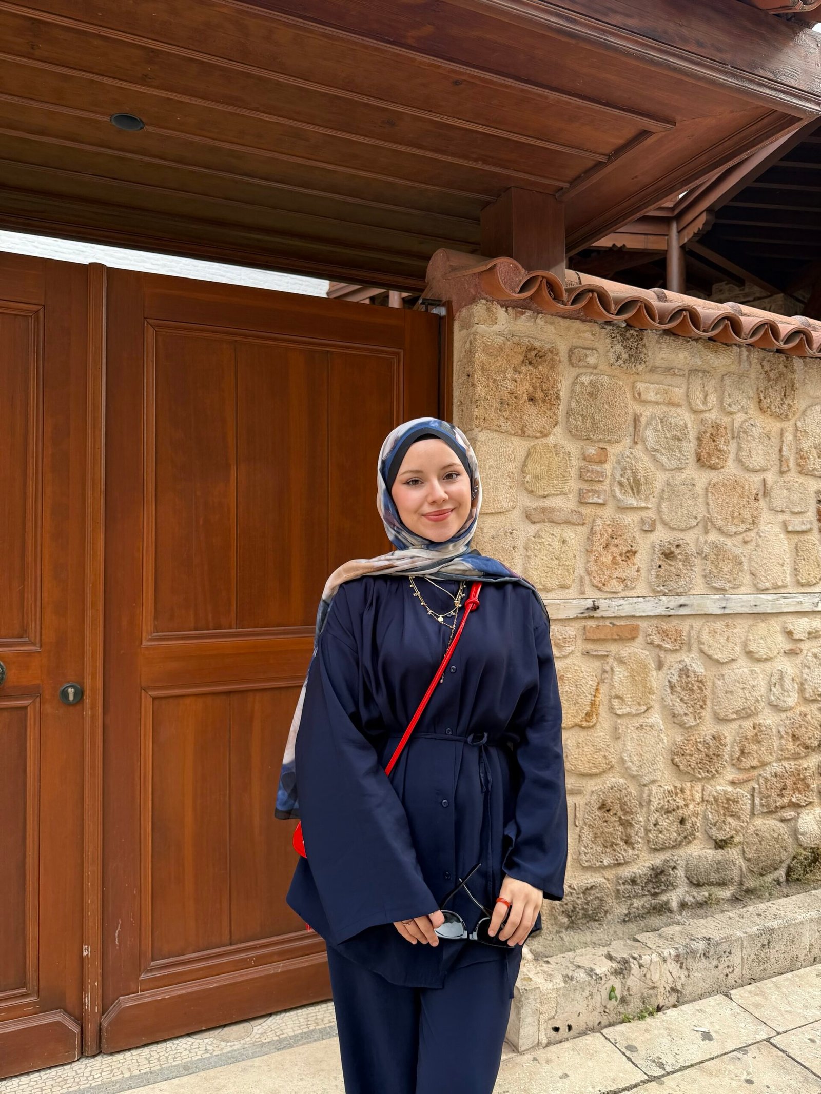 Second image of Lina Model Pantolon Takım -Lacivert
