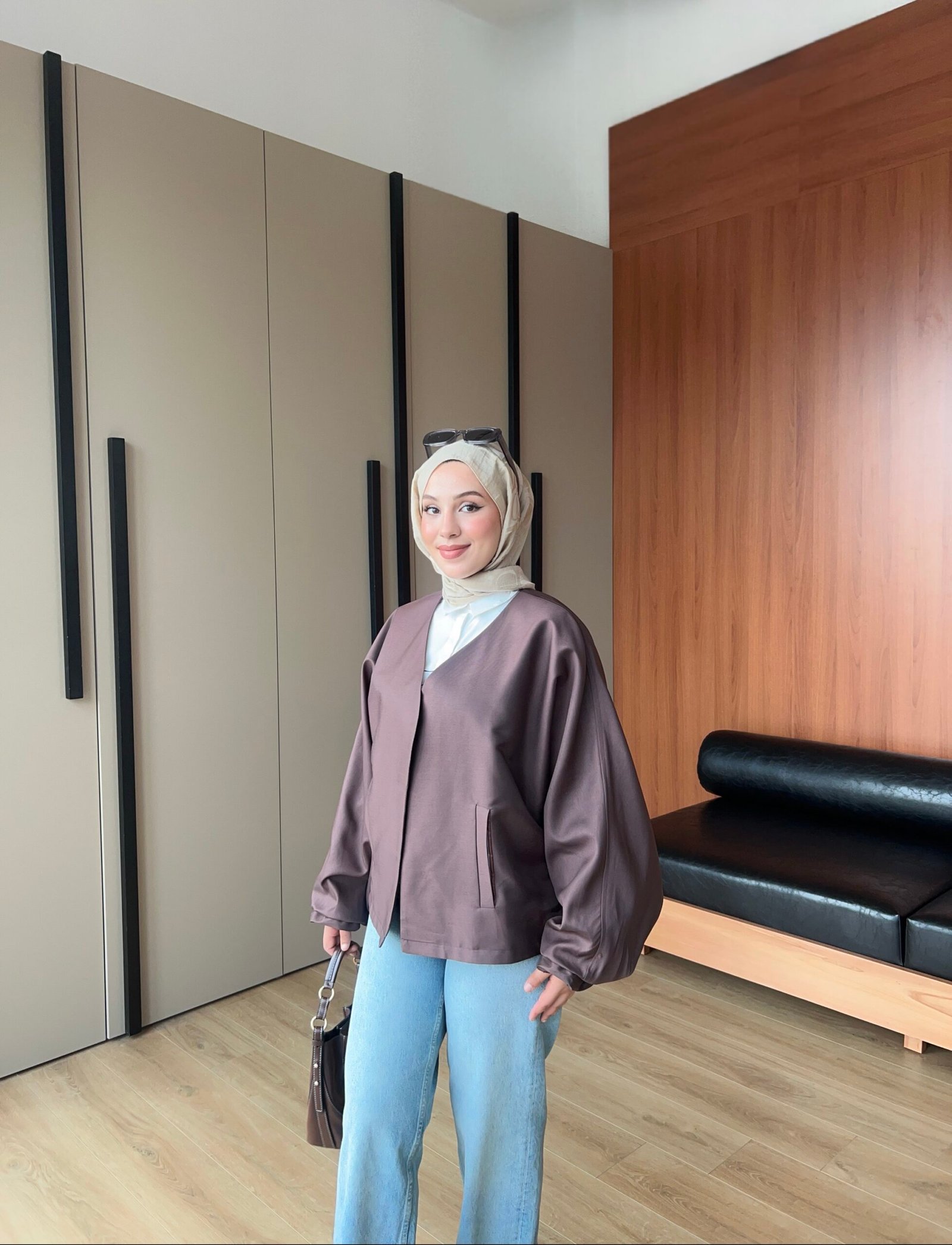Molin Premium Bomber Ceket- Kahverengi
